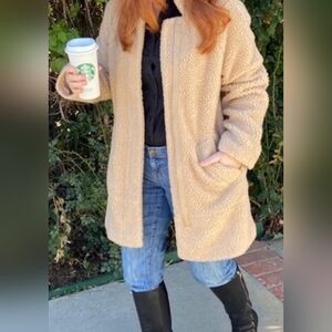 Old Navy Women's Teddy Bear Sherpa Jacket Size XL New